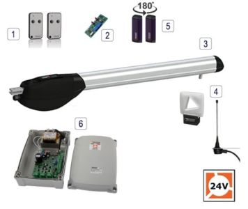Roger Technology BR20&sol;510 Brushless Swing Gate Single Kit