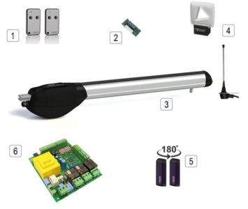 Roger Technology R20&sol;510 Swing Gate Single Kit
