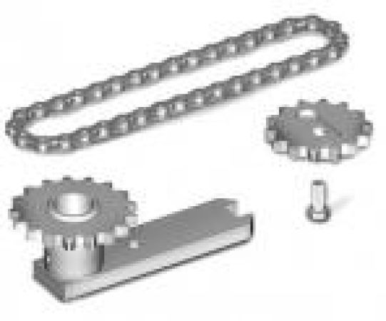 Click Here To Enlarge This Photo Of Roger Technology LT301 Underground Chain Drive Kit 360&deg;