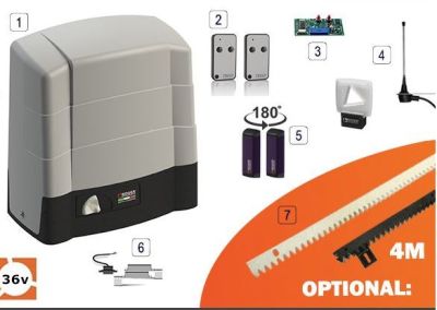 Roger Technology BG30&sol;1004&sol;HS Brushless Sliding Gate Kit