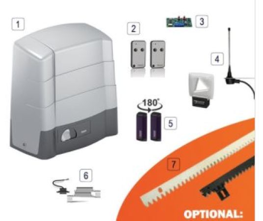 Click Here To Enlarge This Photo Of Roger Technology G30&sol;2204 2200kg Sliding Gate Kit
