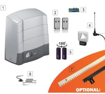 Roger Technology G30&sol;1804 1800kg Sliding Gate Kit