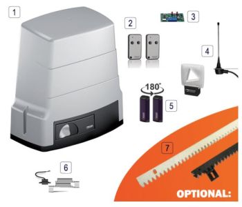 Roger Technology H30&sol;646 230v 600kg Sliding Gate Short Kit