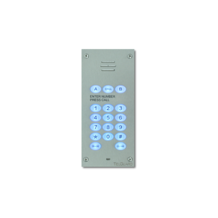 Click Here To Enlarge This Photo Of Telguard Junior Landline Intercom - Up to 10 Users - Flush Mount