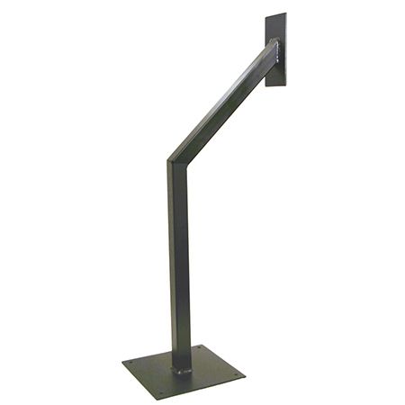 Click Here To Enlarge This Photo Of Car height goose neck post&comma; black
