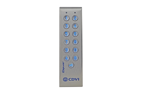 Click Here To Enlarge This Photo Of Stainless steel backlit keypad with remote electronics