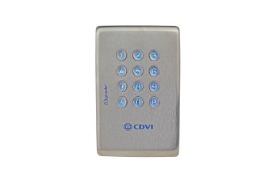 Stainless steel keypad&comma; 100 user codes