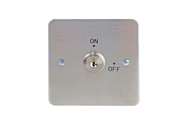 Click Here To Enlarge This Photo Of Surface key switch&comma; 2-position&comma; momentary&comma; keyed alike